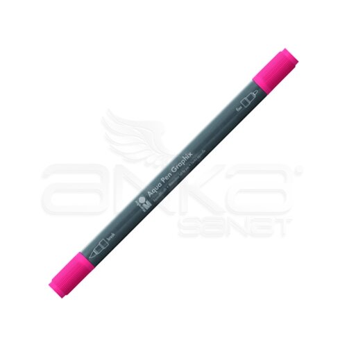 Marabu Graphix Aqua Pen Çift Uçlu Sulu Boya Kalemi 031 Cherry Red