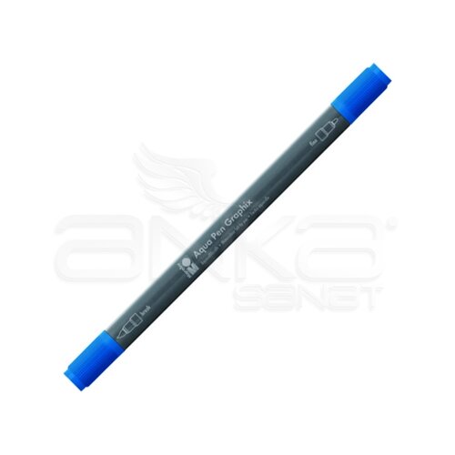 Marabu Graphix Aqua Pen Çift Uçlu Sulu Boya Kalemi 055 Ultramarine