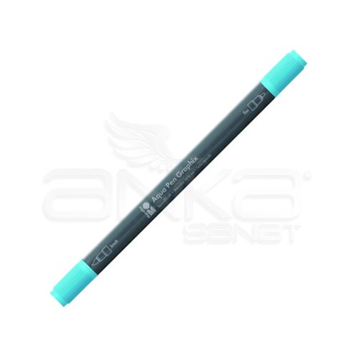 Marabu Graphix Aqua Pen Çift Uçlu Sulu Boya Kalemi 090 Light Blue