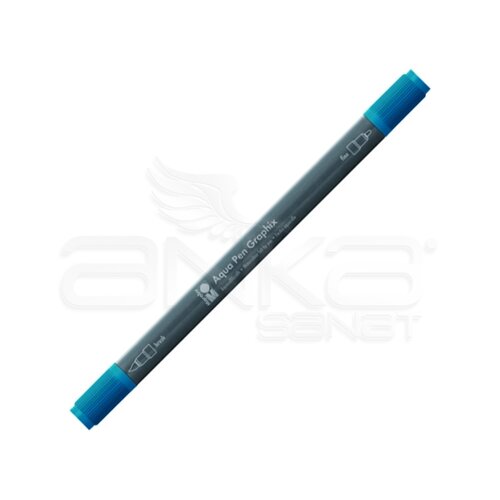 Marabu Graphix Aqua Pen Çift Uçlu Sulu Boya Kalemi 092 Petrol