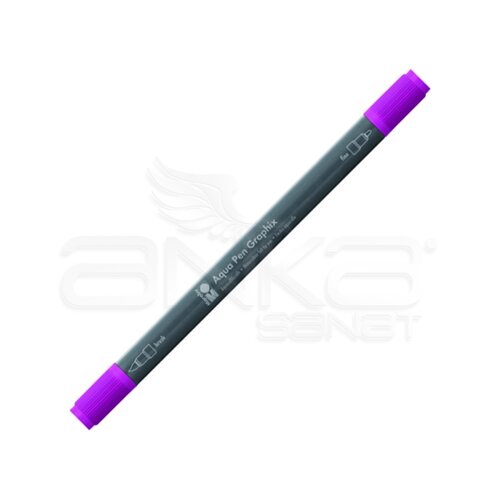 Marabu Graphix Aqua Pen Çift Uçlu Sulu Boya Kalemi 131 Raspberry