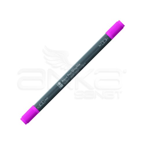 Marabu Graphix Aqua Pen Çift Uçlu Sulu Boya Kalemi 132 Pink Candy