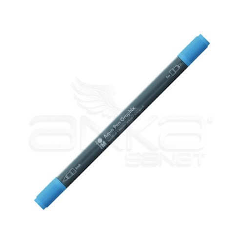 Marabu Graphix Aqua Pen Çift Uçlu Sulu Boya Kalemi 142 Gentian - 142 Gentian