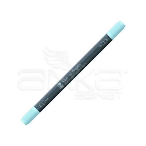 Marabu Graphix Aqua Pen Çift Uçlu Sulu Boya Kalemi 255 Aquamarine