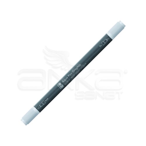 Marabu Graphix Aqua Pen Çift Uçlu Sulu Boya Kalemi 278 Light Grey - 278 Light Grey