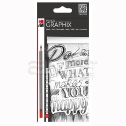 Marabu Graphix Pencil Dereceli Kalem Seti 12li - Thumbnail