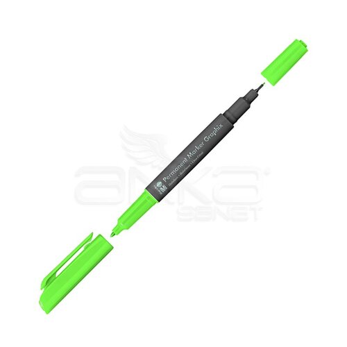 Marabu Graphix Permanent Marker Çift Uçlu 1.0mm-0.5mm 156 Jade