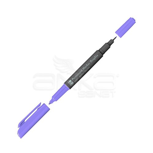 Marabu Graphix Permanent Marker Çift Uçlu 1.0mm-0.5mm 226 Pastel Lilac