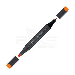 Marabu - Marabu Graphix Sketch Marker Çift Uçlu Kalem 925 Brilliant Orange