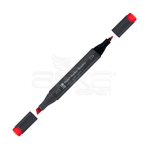 Marabu Graphix Sketch Marker Çift Uçlu Kalem 936 Vermilion