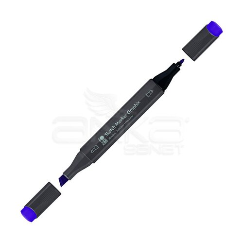 Marabu Graphix Sketch Marker Çift Uçlu Kalem 950 Brilliant Violet - 950 Brilliant Violet