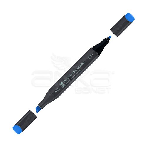 Marabu Graphix Sketch Marker Çift Uçlu Kalem 952 Cerulean Blue - 952 Cerulean Blue