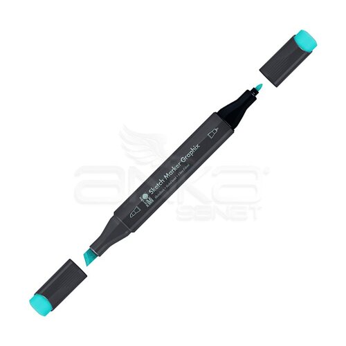 Marabu Graphix Sketch Marker Çift Uçlu Kalem 956 Primary Cyan