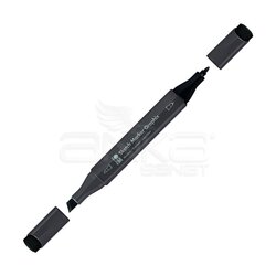 Marabu - Marabu Graphix Sketch Marker Çift Uçlu Kalem 974 Carbon Black