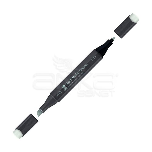 Marabu Graphix Sketch Marker Çift Uçlu Kalem 985 Cool Grey Light