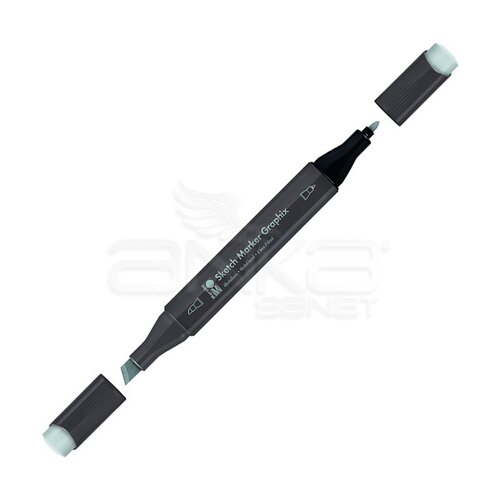 Marabu Graphix Sketch Marker Çift Uçlu Kalem 991 Cool Grey