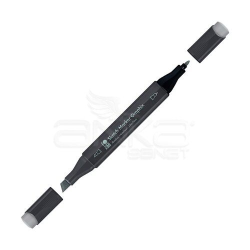Marabu Graphix Sketch Marker Çift Uçlu Kalem 992 Warm Grey