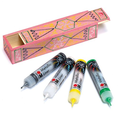 Marabu Metallic Liner Boyutlu Boncuk Boyası 25ml