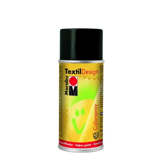 Marabu Textile Design 150ml Spray Kumaş Boyası No:073 Black - 073 Black