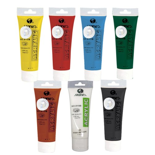 Maries Akrilik Boya Seti 7li Ana Renkler