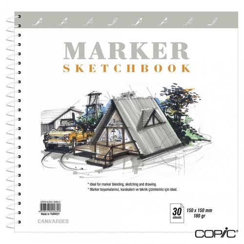 Can Kardeş Marker Sketchbook 180g 15x15cm 30 Sayfa