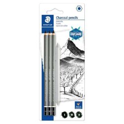 Staedtler - Mars Lumograph Charcoal Füzen Eskiz Seti 4lü