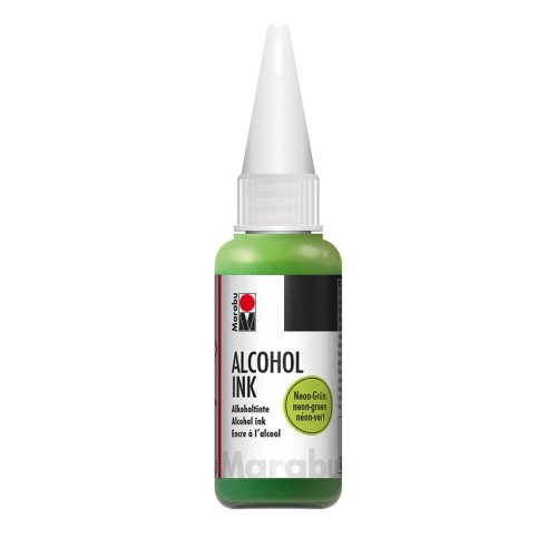 Marabu Alcohol Ink Alkol Bazlı Mürekkep 20ml Neon Green - 