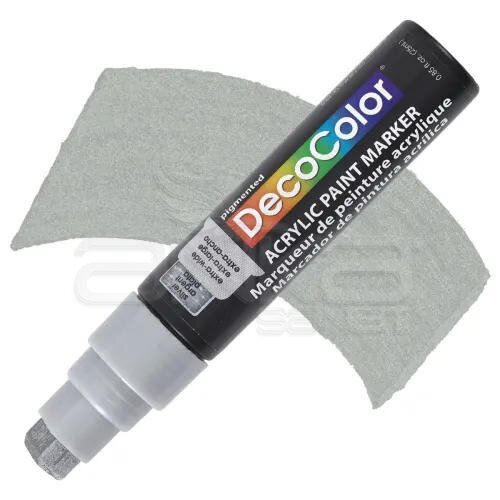 Marvy Decocolor Acrylic Jumbo Paint Marker 15mm Silver - Silver