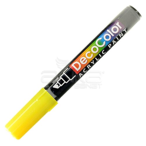 Marvy DecoColor Akrilik Paint Marker-Yellow - Yellow