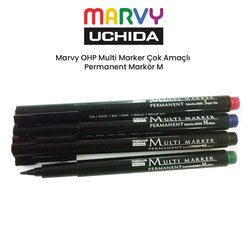 Marvy - Marvy OHP Multi Marker Çok Amaçlı Permanent Markör M