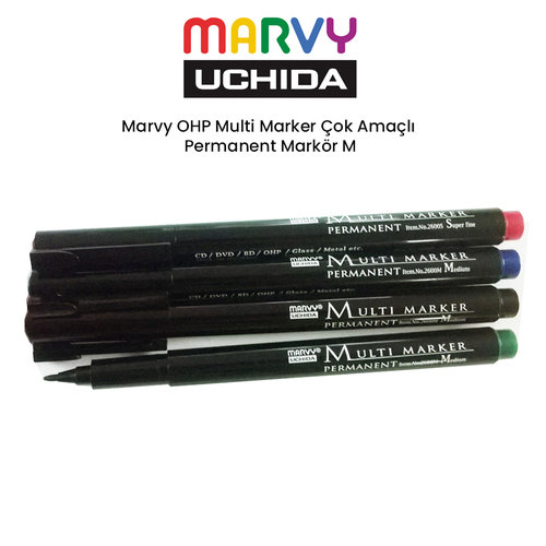 Marvy OHP Multi Marker Çok Amaçlı Permanent Markör M