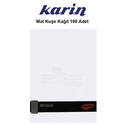 Karin - Mat Kuşe Kağıt 100 Adet