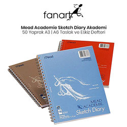 Mead Academie Sketch Diary Akademi Taslak ve Çizim Eskiz Defteri 50 Yaprak - Thumbnail