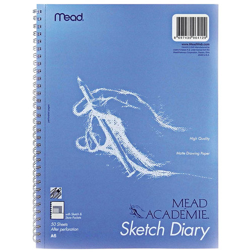 Mead Academie Sketch Diary Akademi Taslak ve Çizim Eskiz Defteri 50 Yaprak