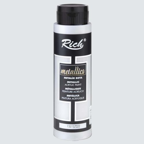 Rich Master Akrilik Boya 500ml 732 Gümüş