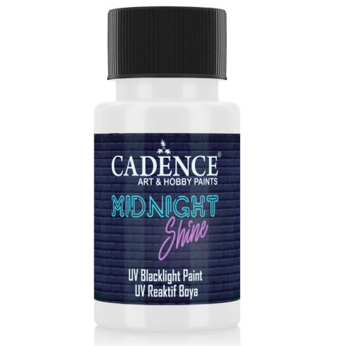 Cadence Midnight Shine Uv Reaktif Boya MS-01 Mavi 50ml - MS-01 Mavi