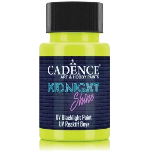 Cadence Midnight Shine Uv Reaktif Boya MS-02 Limon 50ml - MS-02 Limon