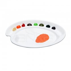 Mijello - Mijello Ellipse Small Peel-off Palette Boya Tutmayan Palet MAP-3078