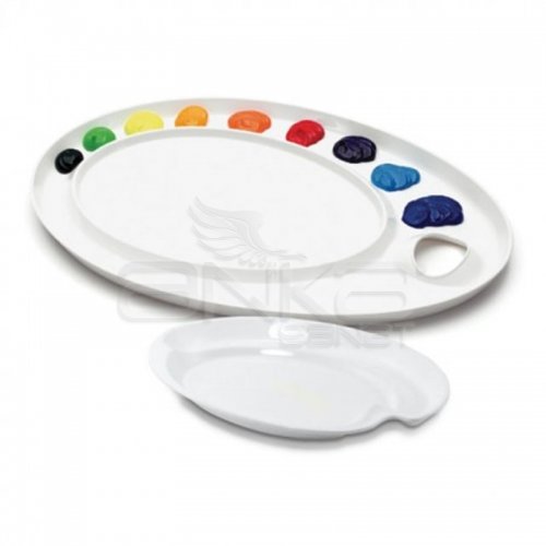 ZOEYES Lot De 20 Palettes De Peinture En Bois Pour Peinture L Palette De Peinture Ovale Avec Trou Pour Le Pouce 20 X 30 Cm~p115392793