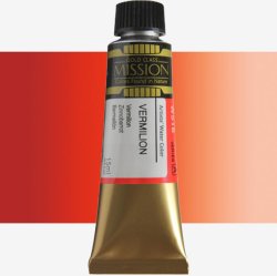 Mijello - Mijello Mission Gold Class 15ml Tüp Sulu Boya A W516 Vermılıon Mijello - Mijello Mission Gold Class 15ml Tüp Sulu Boya A W516 Vermılıon