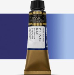 Mijello - Mijello Mission Gold Class 15ml Tüp Sulu Boya A W544 Prussıan Blue Mijello - Mijello Mission Gold Class 15ml Tüp Sulu Boya A W544 Prussıan Blue