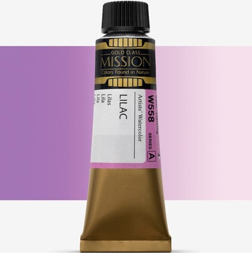Mijello Mission Gold Class 15ml Tüp Sulu Boya A W558 Lilac - W558 Lilac