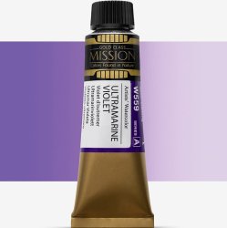 Mijello - Mijello Mission Gold Class 15ml Tüp Sulu Boya A W559 Ultramarıne Vıolet Mijello - Mijello Mission Gold Class 15ml Tüp Sulu Boya A W559 Ultramarıne Vıolet