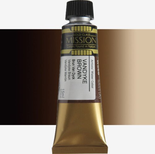 Mijello Mission Gold Class 15ml Tüp Sulu Boya A W566 Vandayk Brown - W566 Vandayk Brown