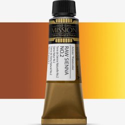 Mijello - Mijello Mission Gold Class 15ml Tüp Sulu Boya A W606 Raw Sienna Mijello - Mijello Mission Gold Class 15ml Tüp Sulu Boya A W606 Raw Sienna