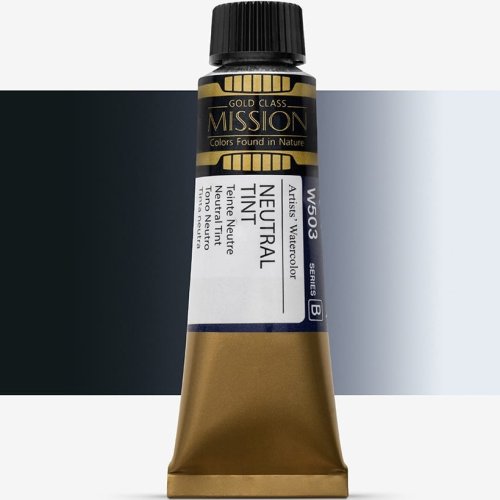 Mijello Mission Gold Class 15ml Tüp Sulu Boya B W503 Neutral Tint - W503 Neutral Tint