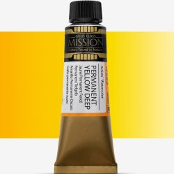 Mijello - Mijello Mission Gold Class 15ml Tüp Sulu Boya B W523 Permanent Yellow Deep Mijello - Mijello Mission Gold Class 15ml Tüp Sulu Boya B W523 Permanent Yellow Deep