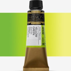 Mijello - Mijello Mission Gold Class 15ml Tüp Sulu Boya B W532 Yellow Green Mijello - Mijello Mission Gold Class 15ml Tüp Sulu Boya B W532 Yellow Green