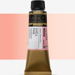 Mijello - Mijello Mission Gold Class 15ml Tüp Sulu Boya B W554 Shell PINK