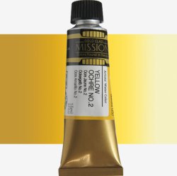 Mijello - Mijello Mission Gold Class 15ml Tüp Sulu Boya B W568 Yellow Ochre N2 Mijello - Mijello Mission Gold Class 15ml Tüp Sulu Boya B W568 Yellow Ochre N2